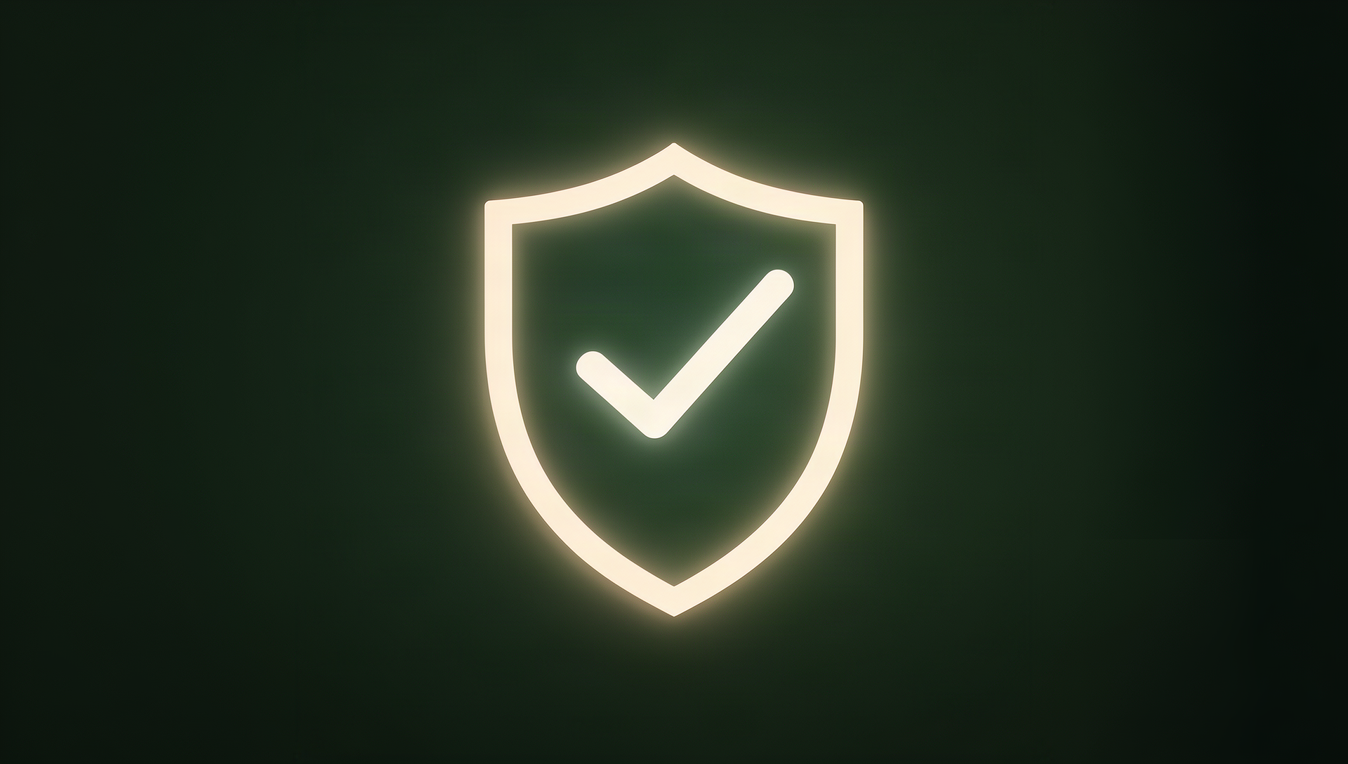 Abstract shield with checkmark representing verified AHPRA registration and healthcare trust