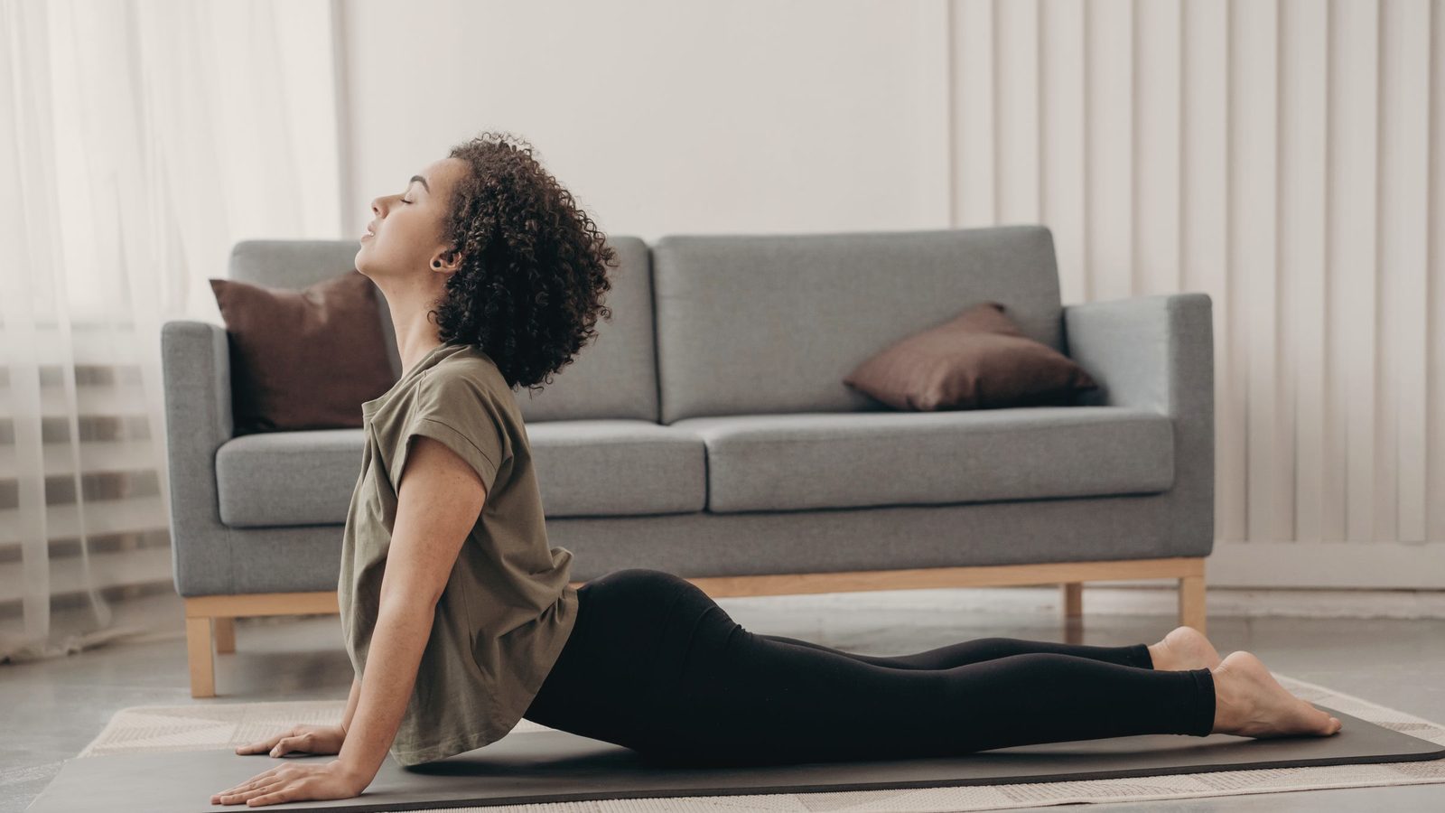 Woman doing yoga
