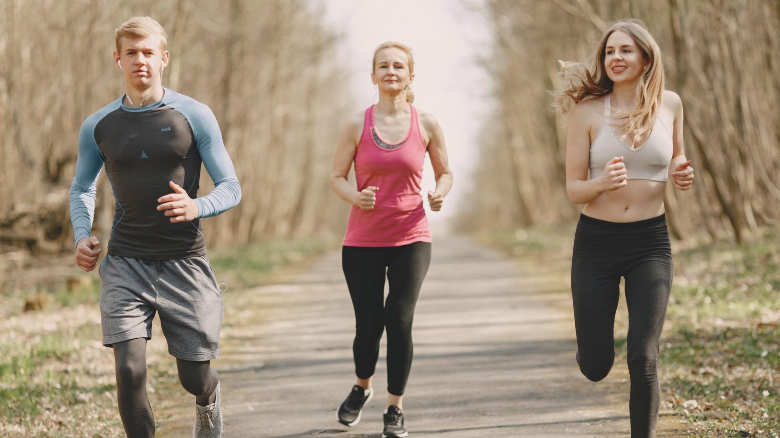People jogging